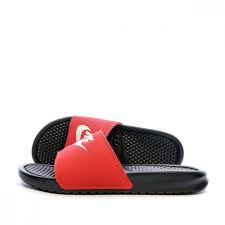 Claquettes noir/rouge homme Nike Benassi JDI | Espace des Marques