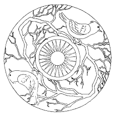 Coloring pages for adults and children. 26 Best Ideas For Coloring Bird Mandala Coloring Page
