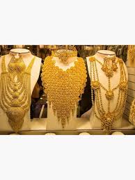 United Arab Emirates Sharjah Gold Market Poster By Vadim19 Redbubble Arabic Jewelry Dream Wedding Ring Bridal Jewellery Indian