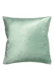 Barhatnyj Chehol Na Podushku Svetlo Zelenyj Home H M Ru Puder Pudebetraek H M