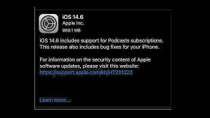 Apple Release iOS 14.6 and iPadOS 14.6 - My Apple Chat