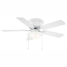 Csa certified brushless ceiling fans, in 36 or 42 sizes and a variety of colours, each fan comes with a wall mounted control and offers quiet 6 speed functionality in forward or reverse. Unbranded Hugger 44 In Led Matte White Ceiling Fan Al383cp Mwh The Home Depot