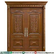 Ton yang gelap mewakili kawasan tanah tinggi seperti warna coklat dan ungu. Model Pintu 2 Daun Yang Unik Pintu Rumah Warna Coklat Desainer Interior Indonesia