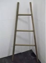 Flip the ladder over and. Reclaimed Wood Orchard Style Tapered Towel Ladder Estuary Home