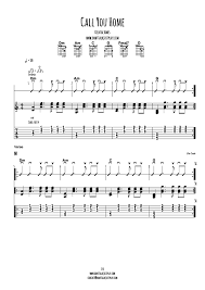 Lt → английский → kelvin jones → call you home. Call You Home Deingitarrensheet