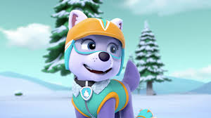 She is the paw patrol's snowy mountain pup, the 7th pup, and the 9th overall member of the team (including ryder and the paw patroller). Paw Patrol Everest Wallpapers Wallpaper Cave