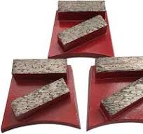 Fast Change Diamond Floor Grinding Discs, Set of 3, Medium Bond, #18/20 Grit
