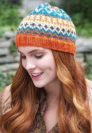 Free Knitting Pattern Patons Classic Wool Dk Superwash Crazy For Color Cap Fairisle Knitting Crochet Patons Classic Wool
