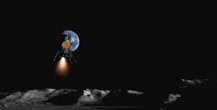 Animated gif images of the moon, the only satellite of the earth. Bitcoin Moon Gif Bitcoin Moon Landing Discover Share Gifs