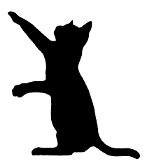 Cat Clip Art Cat Sketches Cat Drawings Graphics Cat Quilt Silhouette Art Cat Template