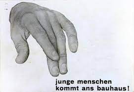 hannes meyer junge menschen kommt ans bauhaus bauhaus prospekt dessau um 1928 bauhaus architecture poster prints