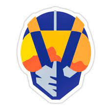 Blue Las Vegas Aviators Logo Sticker By Mimietrouvetou Logo Sticker Cool Logo Las Vegas