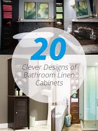 The sleek modern design of the glacier baythe sleek modern design of the glacier bay shaker style linen cabinet makes this an ideal bathroom storage solution that is timeless and classic. 20 Clever Designs Of Bathroom Linen Cabinets Home Design Lover