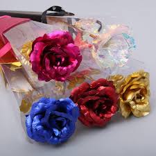 Pink and rose gold artificial flowers. Valentine S Day Creative Gift 24k Foil Plated Rose Gold Flower Forever Lover S Rose Artificial Flowers Wedding Decor Buy At A Low Prices On Joom E Commerce Platform