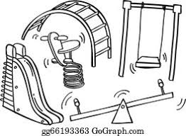 Ne mutter kind kur, sagte karla, eine mitmutter vom spielplatz. Spielplatz Clipart Lizenzfrei Gograph
