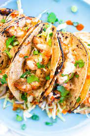 Fried shrimp on a taco? Grilled Shrimp Tacos Easy Healthy Dinner A Couple Cooks