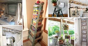 Suchen sie nach wooden ladder auf searchandshopping.org. 35 Creative Repurposed Old Ladder Ideas To Add Some Rustic Flair Decor Home Ideas