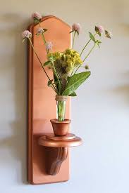 Finally, survey our traditional sconces for ornate back plates, acanthus leaves and elegant scrolls. Upcycled Wooden Wall Sconce Vase House Of Hawthornes