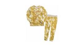 NIÑOS Personalizado Oro Tie Dye Pijama Set Texto ...