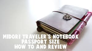 Have you fallen in love with the midori traveler's notebook system yet? Midori Traveler S Notebook Passport Size How I Use Mine Youtube