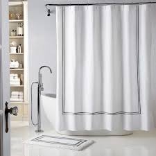 Wamsutta Baratta Stitch Shower Curtain Personalized Shower Curtain White Shower Curtain Small Bathroom With Shower