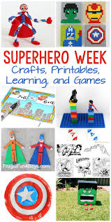 The best websites voted by users. Superhero Week Crafts Activities And Learning Activities Frugal Fun For Boys And Girls