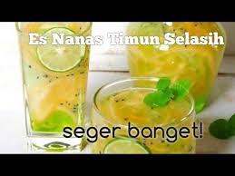 Es nanas biji selasih minuman kekinian terbaru ide jualan modal kecil. Idebukapuasa Es Nanas Timun Selasih Youtube