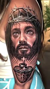 Tatuagem Feminina para você se Inspirar ! ✨ #jesustattoo #tattoojesus  #tattoojesuscristo #tattoofeminina #realismo