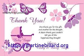 Baby Shower Thank You Cards Message Baby Shower Host Baby Shower Card Wording Baby Shower Thank You Cards