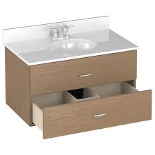 Buy 36 white bathroom vanity and sink combo, counter top baisn square ceramic vessel sink w/faucet/pop up drain, removable vanity mdf board, w/mirror, (1x main cabinet;1x side cabinet;1x sink combo): Briarwood Vancouver 36 W X 18 D Bathroom Vanity Cabinet At Menards