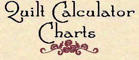Free Printables Quilt Calculator Charts Backing Binding