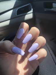 20 lavender coffin nails design for acrylic nails 2020. Nails Pastel Purple Coffin Shaped Acrylics Purple Acrylic Nails Acrylic Nails Pastel Purple Nails