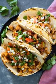 We added crispy tortilla strips to the top when we served it. Easy 20 Minute Chicken Tacos Gimme Delicious