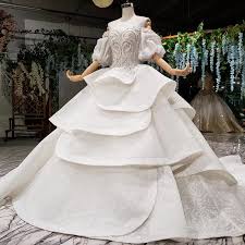 Nell' atelier il giardino della sposa trovi la nostra collezione di abiti da sposa sempre aggiornata, e ricca di tante proposte per rispondere ad. Htl980 Vestido De Noiva 2020 Abiti Da Sposa Principessa Perline Manica A Sbuffo Abiti Da Sposa In Cristallo Cina In Turchia Robe De Mariee 58 Off