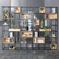 Https Www Ebuy7 Com Item Industrial Wind Solid Wood Shelf Partition Porch Wrought Iron Screen Shelf H Idee Arredamento Soggiorno Arredamento Arredamento Casa