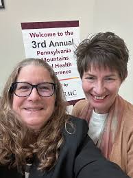 Dr. Lorraine Guth and IUP Interim Dean Edel Reilly were pleased to attend  the Third Annual Pennsylvania Mountains Rural Health Conference today. The  conference theme was "Cultivating Wellness: Advancing Rural Mental Health