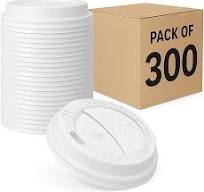 Amazon.com: Pack Of 300, White Disposable Coffee Cup Lids ...