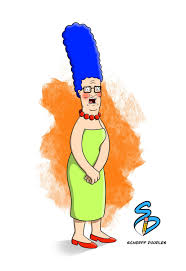 KOTH/Simpsons mashup I just finished. Hank Hill as Marge Simpson! :  r/cartoons