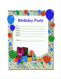 Birthday Party Invitation Card Sample Pin On Birthday