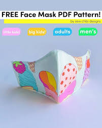With the fronts of the fabric facing each other, sew along the entire perimeter of the mask. Star Wars Inspired Face Masks Sew Chibi Designs