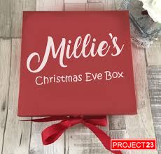 Finding the best christmas presents for family and friends can be stressful. Personalised Christmas Eve Gift Box Name Xmas Present Custom Santa Sticker Decal Ebay