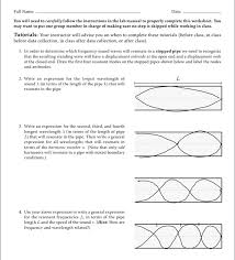 Wiggle the end of the string and make waves, or adjust the frequency and amplitude of an oscillator. Solved Full Name Date You Will Need To Carefully Follow Chegg Com