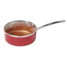 Red Copper 10 Pc Cookware Set As Seen On Tv Cookware Set Red Copper Cookware Copper Cookware