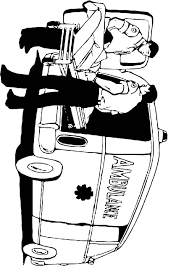 Coloring page vehicles > ambulance. Ambulance Coloring Page For Kids Free Printable Picture