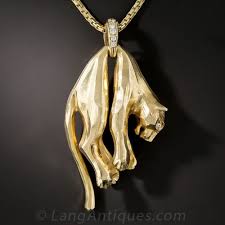 Cartier Panthere Pendant 90 1 6791 Animal Jewelry Panther Jewelry Tiger Jewelry