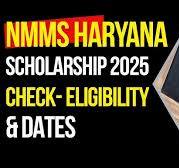 Haryana NMMS Scholarship