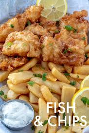 Fish And Chips The Perfect Seafood Meal Recipe English Food English Dishes Traditional English Food