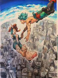 So cute tag your bae follow me for more izuocha posts! Atsu On Twitter New Uraraka Deku Illustration By Horikoshi It Ll Be Displayed At The Mha Exhibition