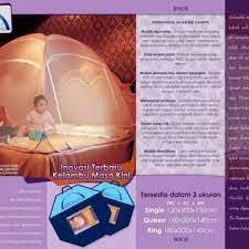 Lebih kokoh, rangka baja elastis, kelambu 100 persen tery line. Javan Bed Canopy Kelambu Lipat Modern Publicaciones Facebook