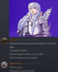 Griffith Femboy our lord and schnozvier : r/berserklejerk